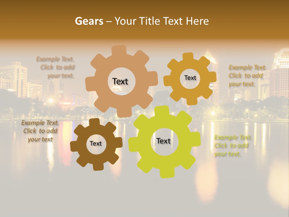 Outdoors Background Modern PowerPoint Template