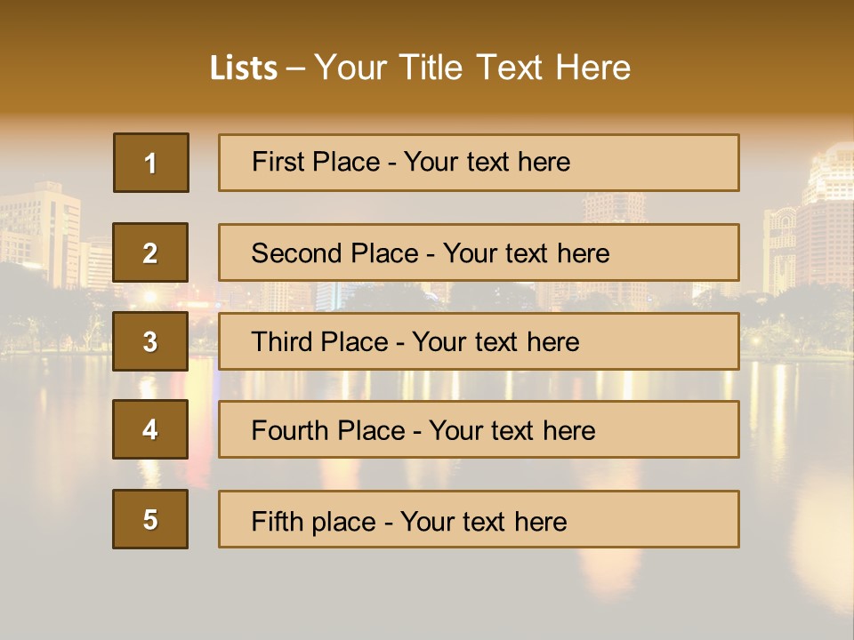 Outdoors Background Modern PowerPoint Template