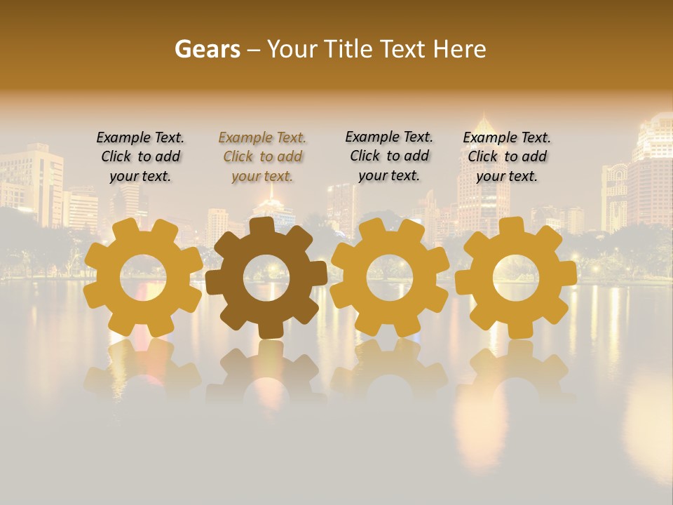 Outdoors Background Modern PowerPoint Template