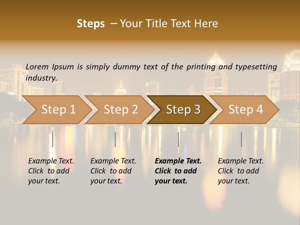 Outdoors Background Modern PowerPoint Template