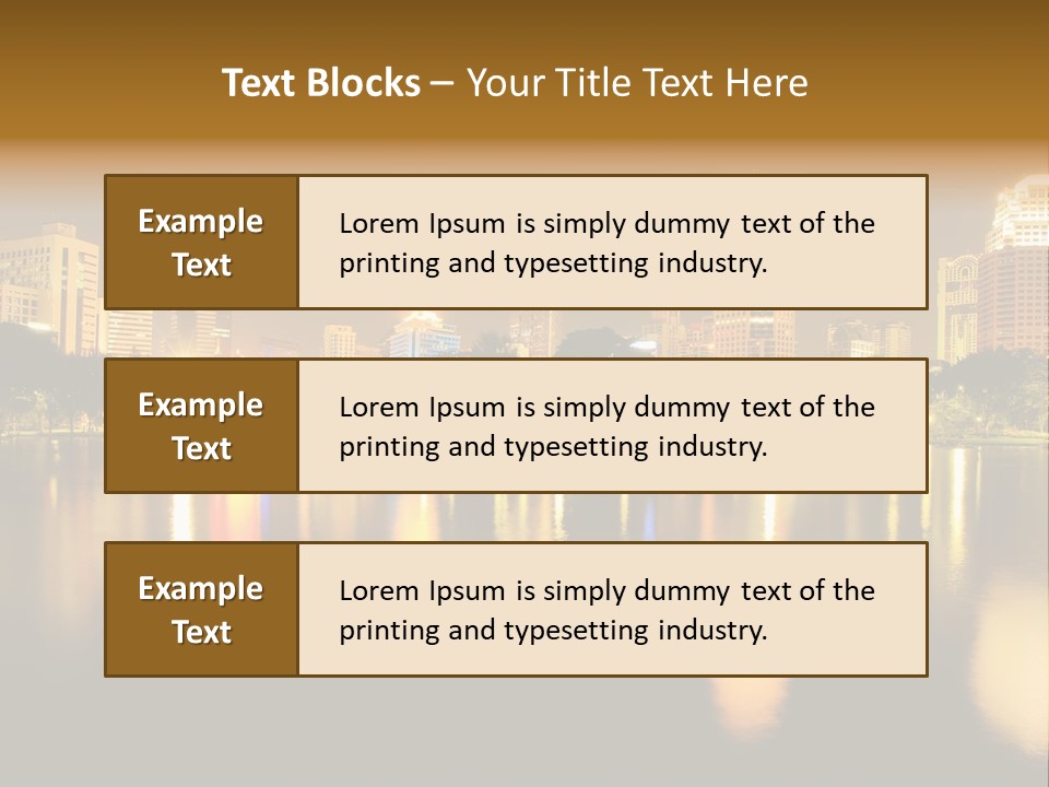 Outdoors Background Modern PowerPoint Template