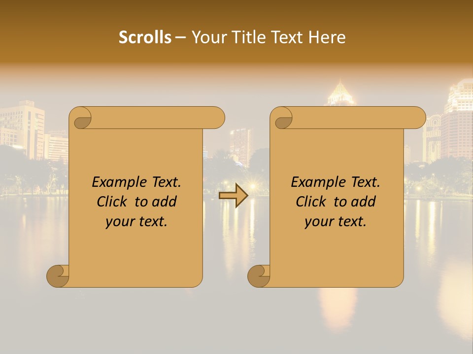 Outdoors Background Modern PowerPoint Template
