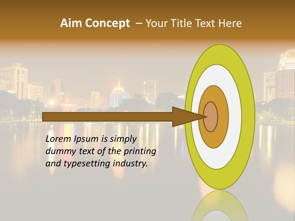 Outdoors Background Modern PowerPoint Template