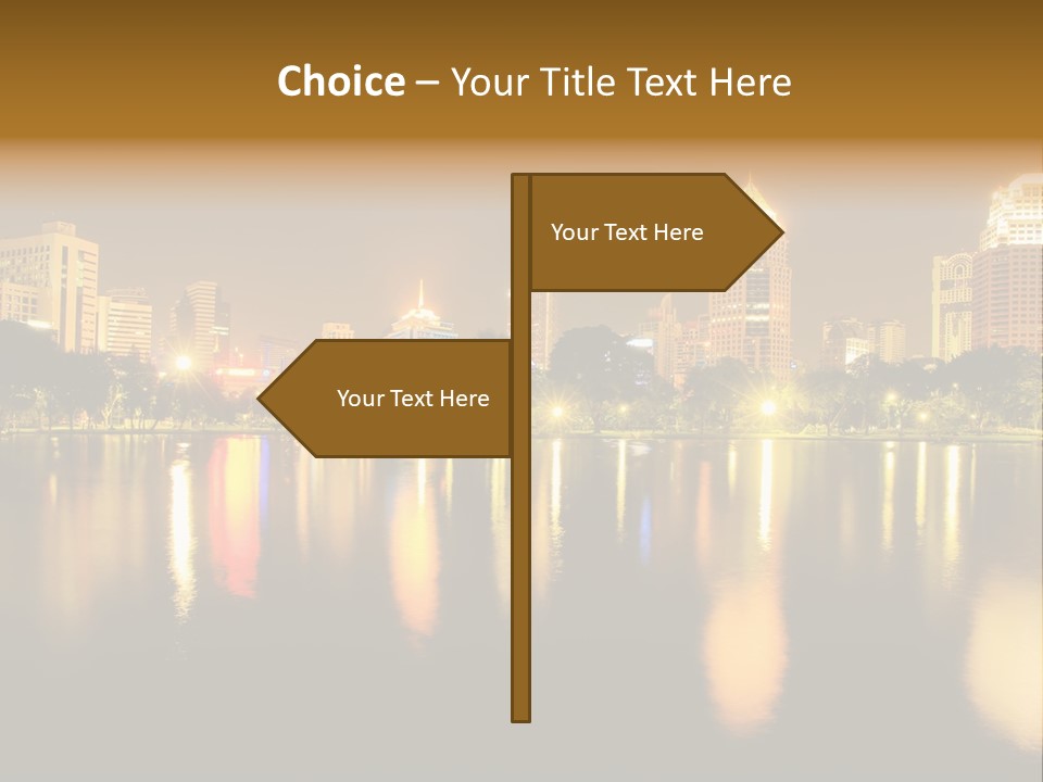 Outdoors Background Modern PowerPoint Template
