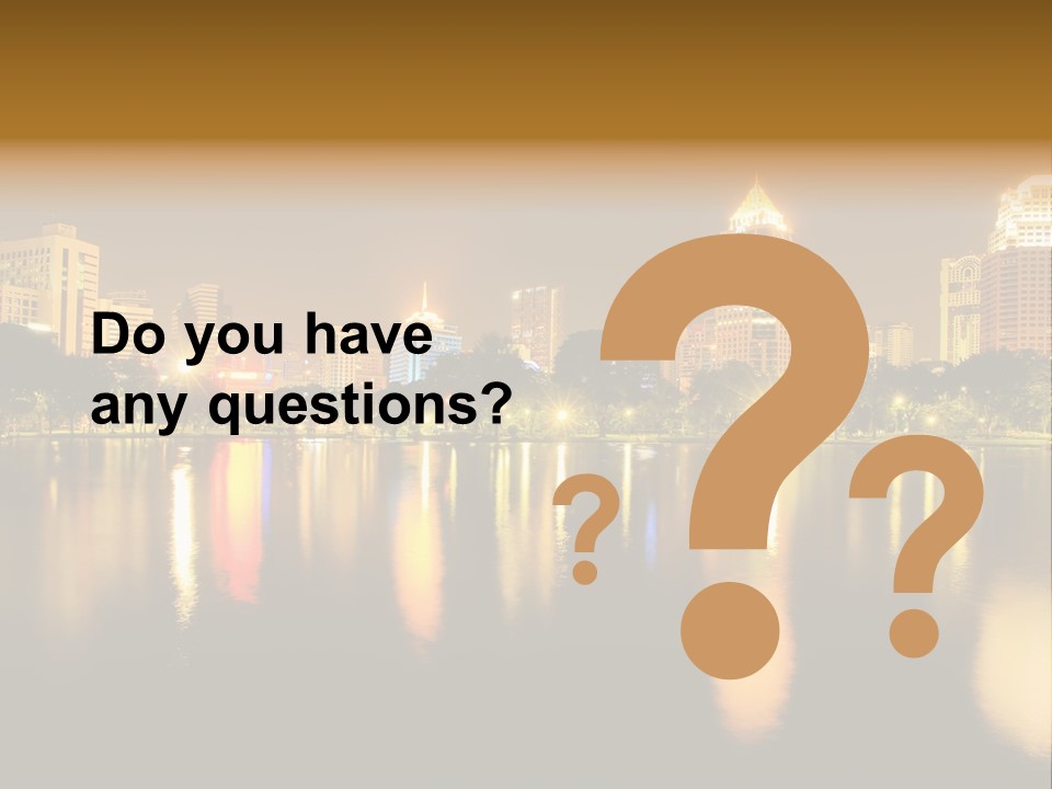 Outdoors Background Modern PowerPoint Template