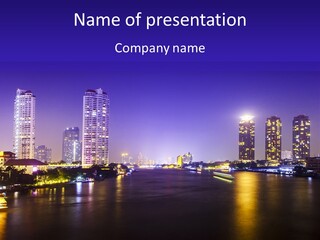 Downtown Modern Panorama PowerPoint Template