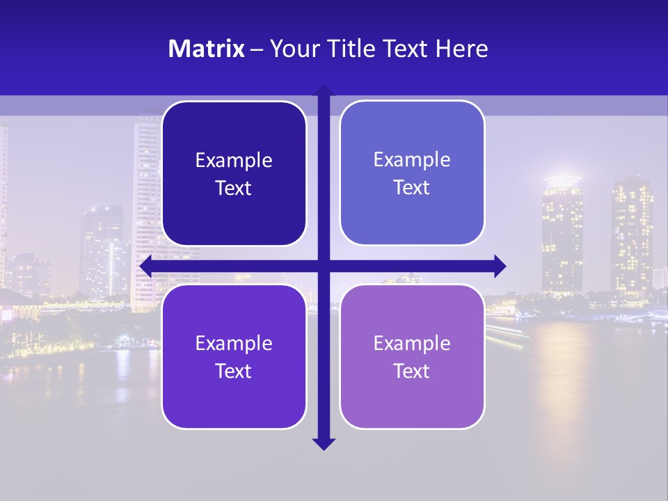 Downtown Modern Panorama PowerPoint Template