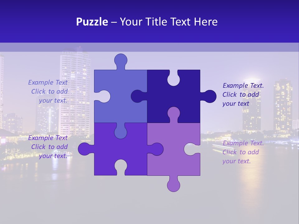 Downtown Modern Panorama PowerPoint Template