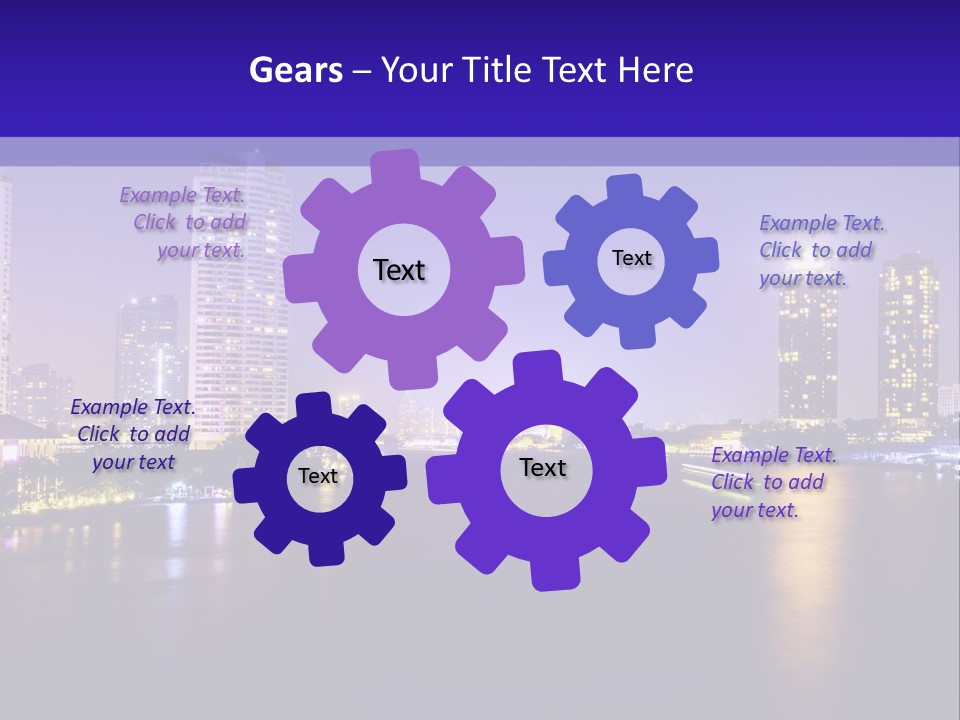 Downtown Modern Panorama PowerPoint Template
