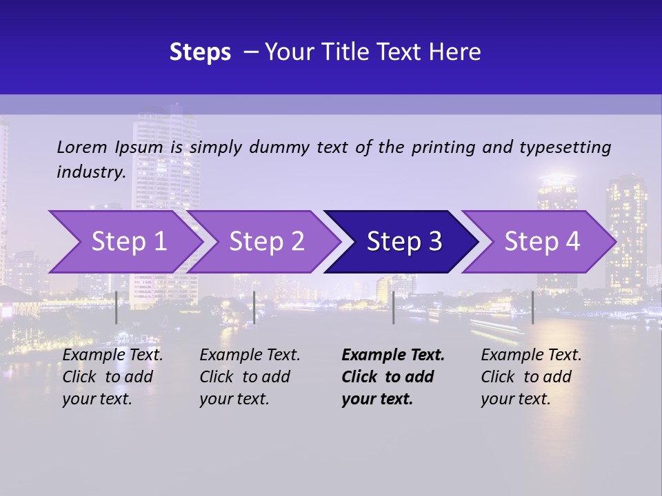 Downtown Modern Panorama PowerPoint Template