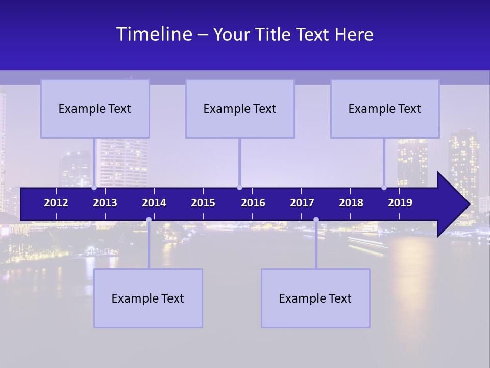 Downtown Modern Panorama PowerPoint Template