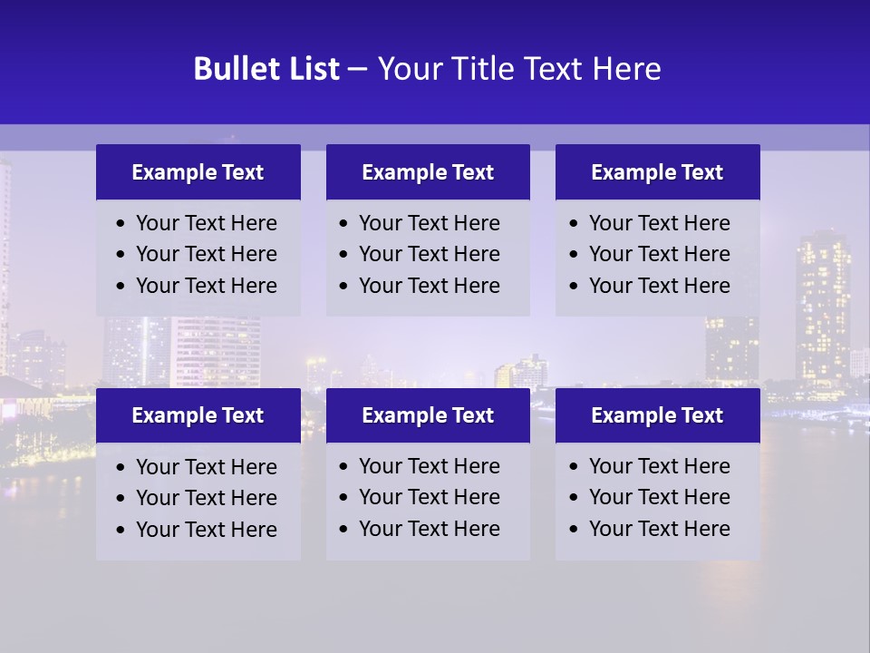 Downtown Modern Panorama PowerPoint Template