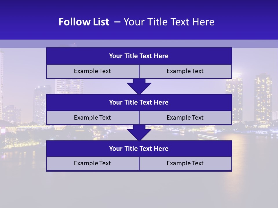 Downtown Modern Panorama PowerPoint Template