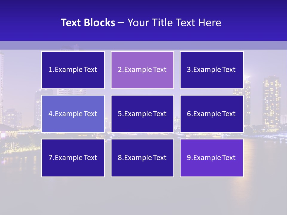 Downtown Modern Panorama PowerPoint Template