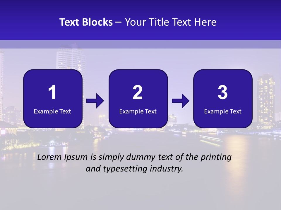 Downtown Modern Panorama PowerPoint Template