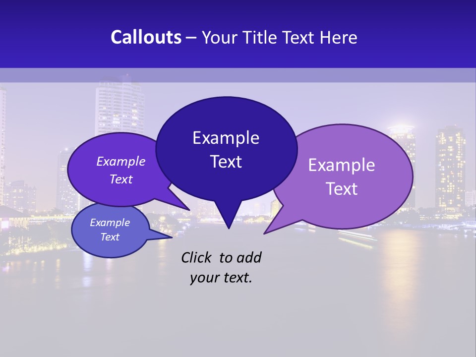 Downtown Modern Panorama PowerPoint Template