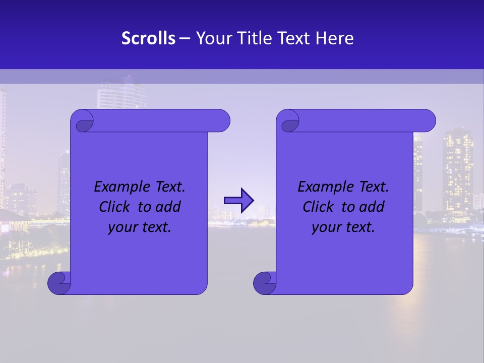 Downtown Modern Panorama PowerPoint Template