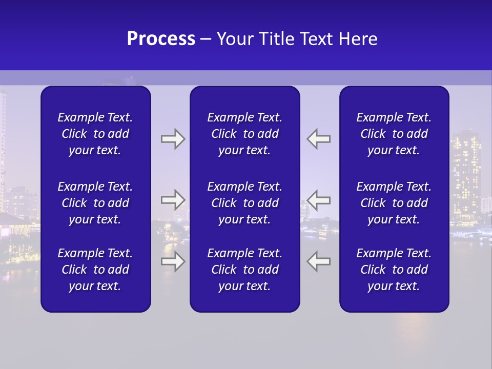 Downtown Modern Panorama PowerPoint Template