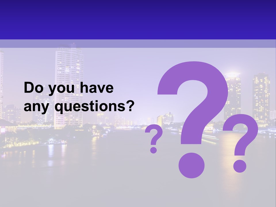 Downtown Modern Panorama PowerPoint Template