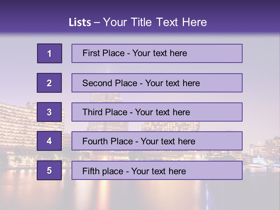 Landmark Modern Reflections PowerPoint Template