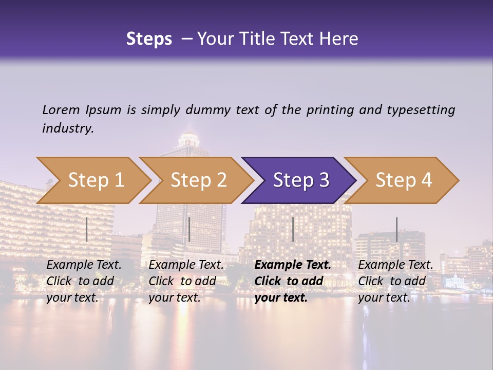 Landmark Modern Reflections PowerPoint Template