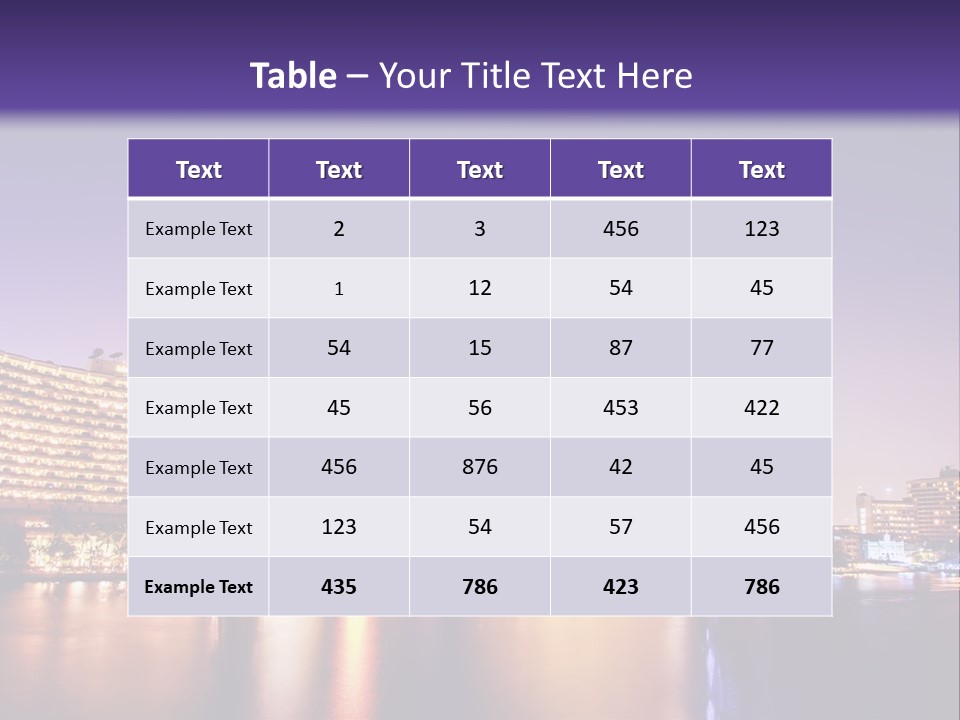 Landmark Modern Reflections PowerPoint Template