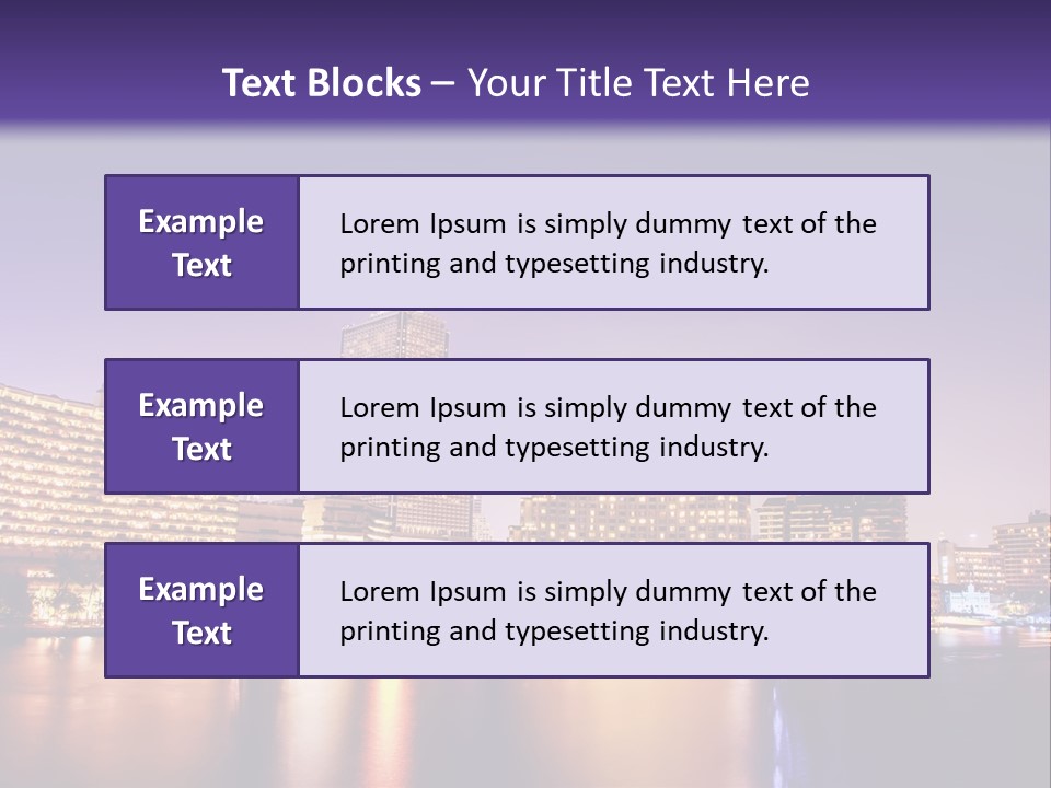 Landmark Modern Reflections PowerPoint Template