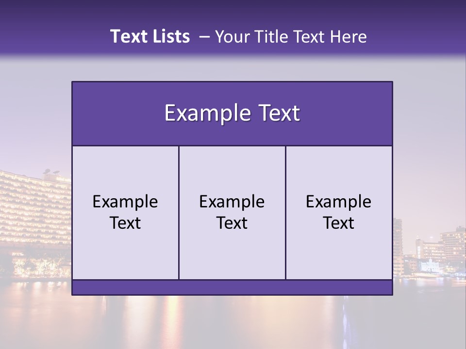 Landmark Modern Reflections PowerPoint Template