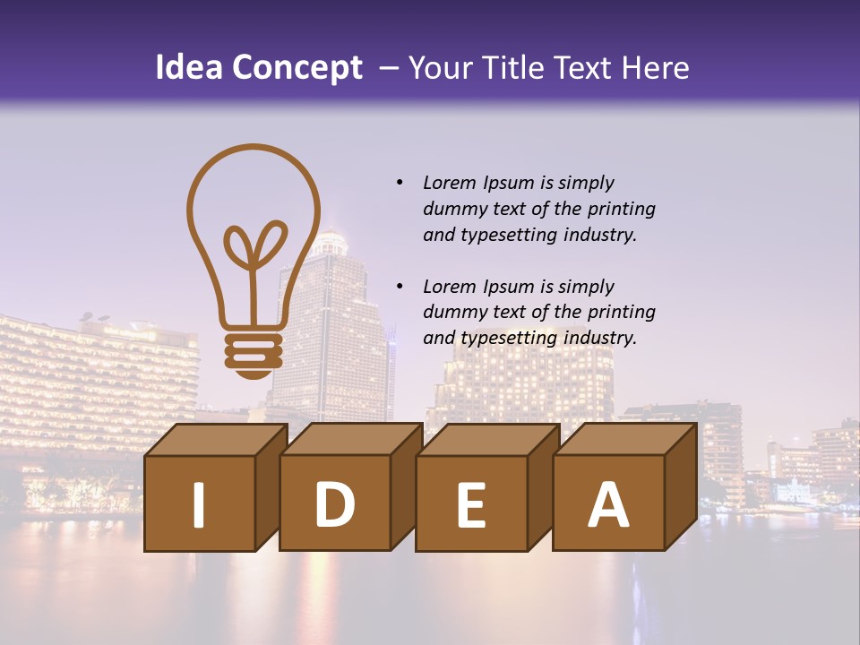 Landmark Modern Reflections PowerPoint Template