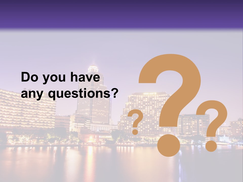 Landmark Modern Reflections PowerPoint Template