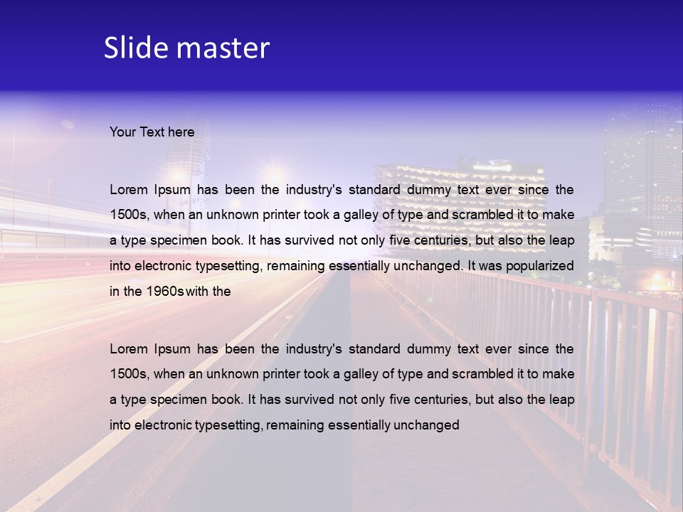 Modern Rush Motion PowerPoint Template