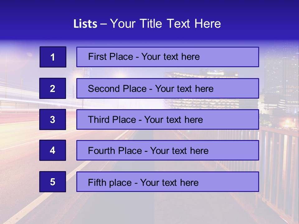 Modern Rush Motion PowerPoint Template
