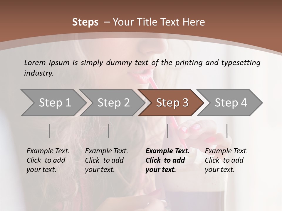 Adult Enjoyment Breakfast PowerPoint Template