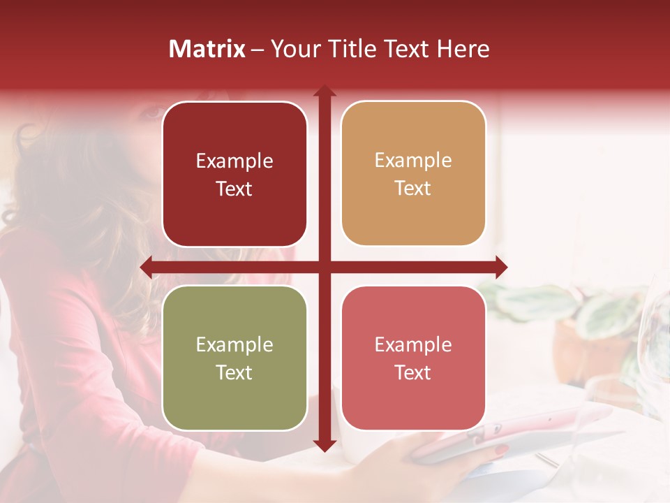 Business Touch Teen PowerPoint Template