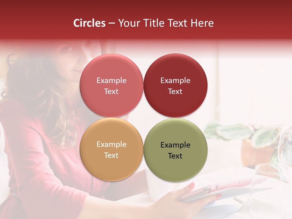 Business Touch Teen PowerPoint Template