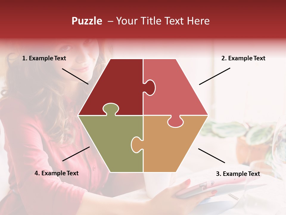 Business Touch Teen PowerPoint Template