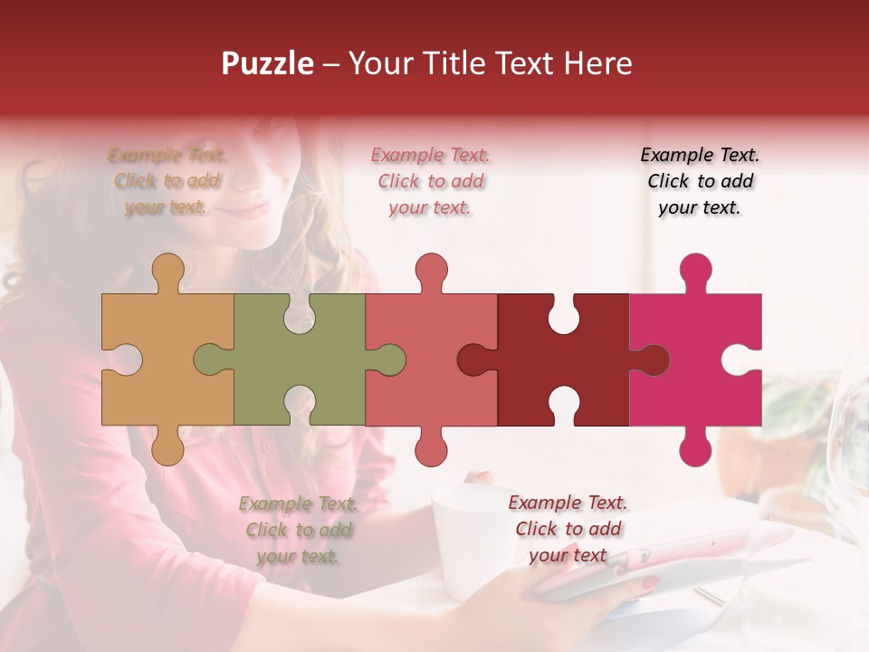 Business Touch Teen PowerPoint Template