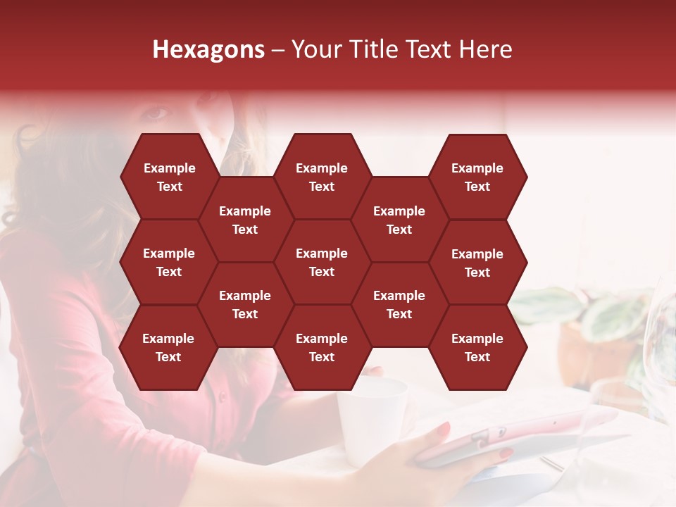 Business Touch Teen PowerPoint Template