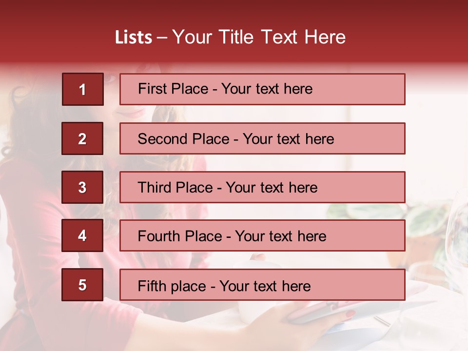 Business Touch Teen PowerPoint Template
