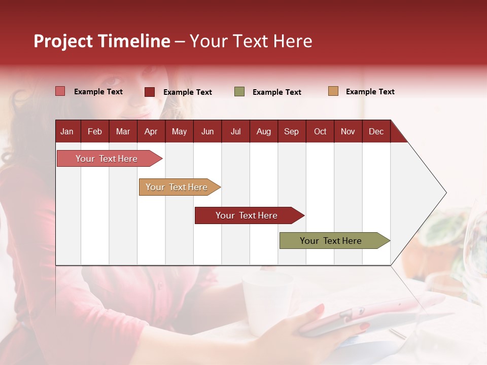 Business Touch Teen PowerPoint Template