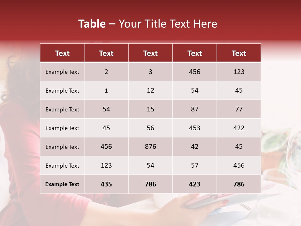 Business Touch Teen PowerPoint Template