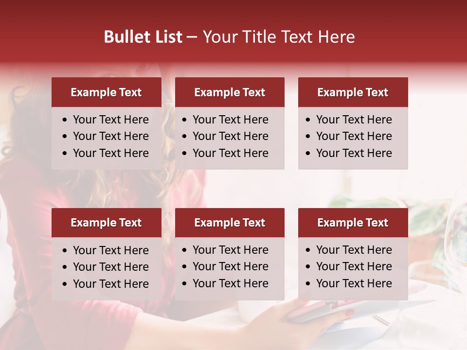 Business Touch Teen PowerPoint Template