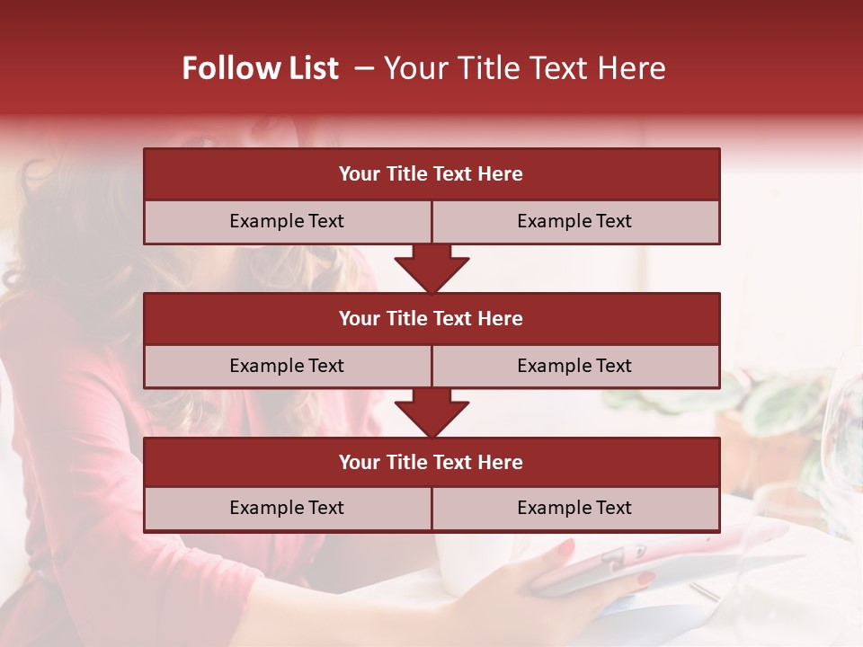 Business Touch Teen PowerPoint Template