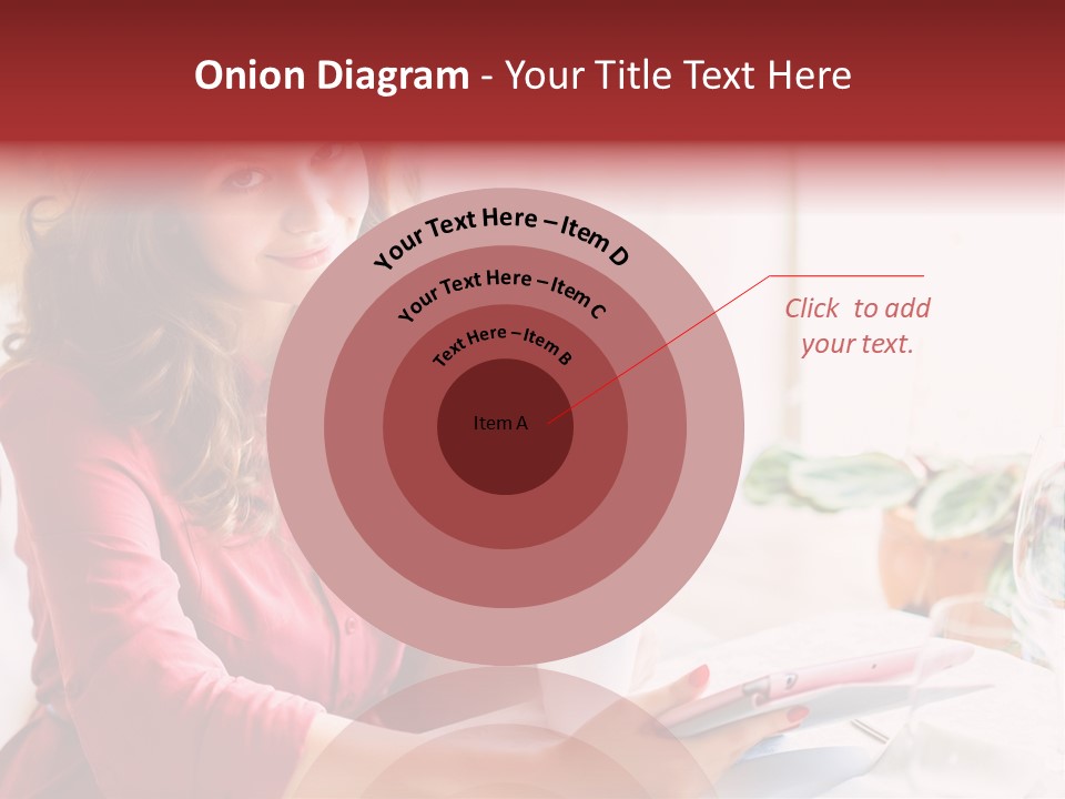 Business Touch Teen PowerPoint Template