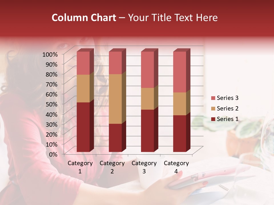 Business Touch Teen PowerPoint Template