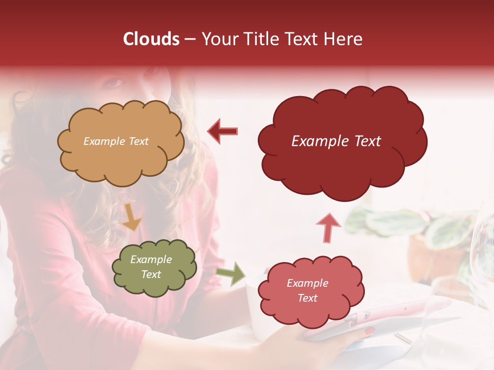 Business Touch Teen PowerPoint Template