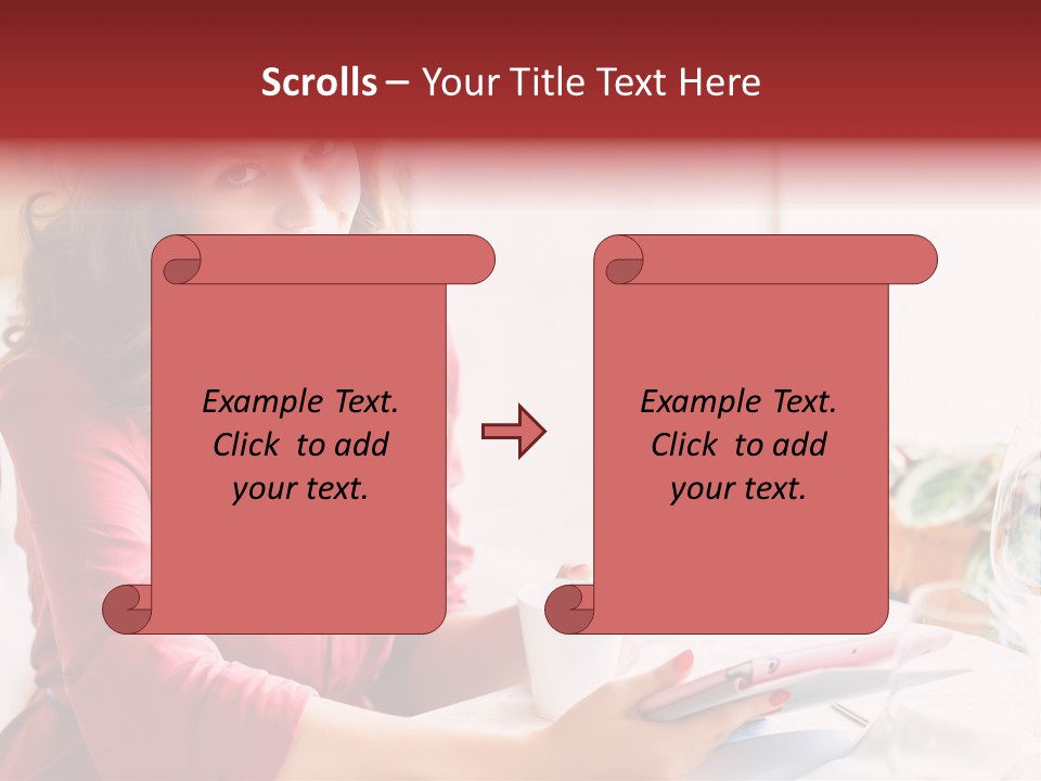 Business Touch Teen PowerPoint Template