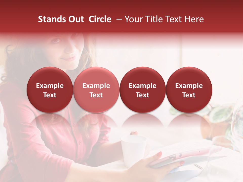 Business Touch Teen PowerPoint Template