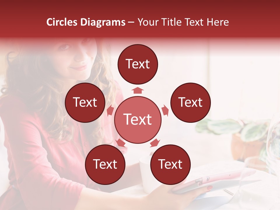 Business Touch Teen PowerPoint Template