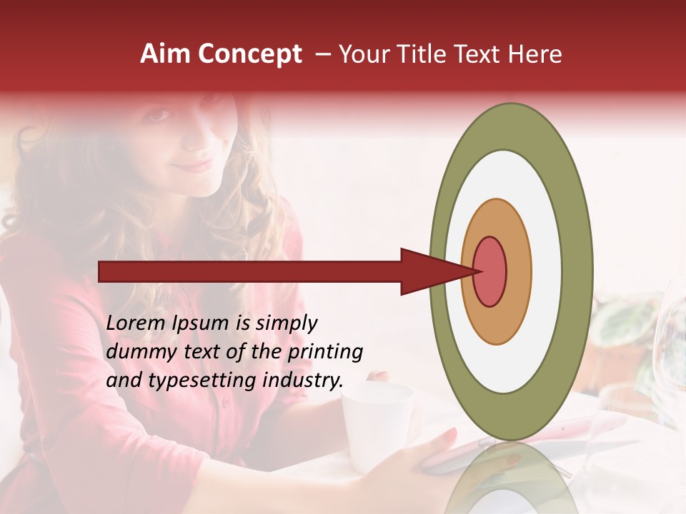 Business Touch Teen PowerPoint Template